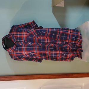 Torrid Plaid Button Down Blouse